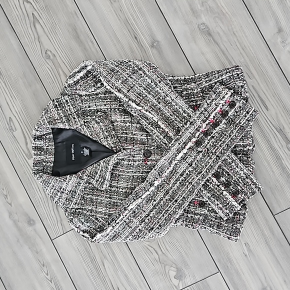 Vintage Pink Tartan Tweed Jacket - Picture 2 of 9